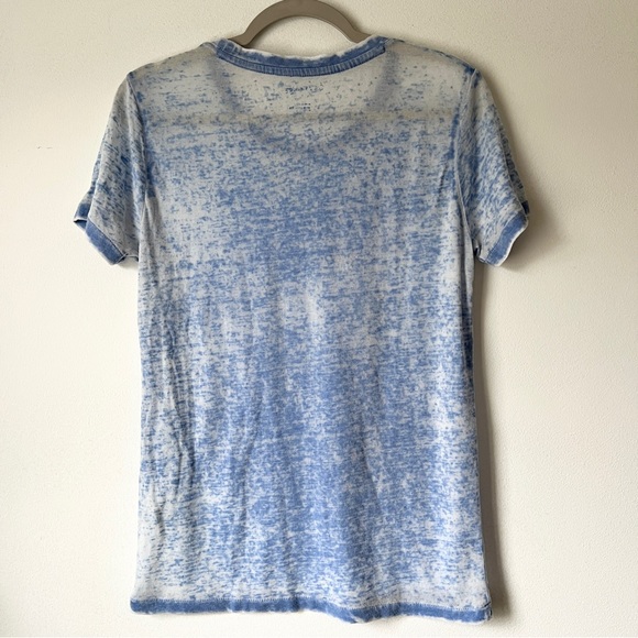 Calvin Klein Jeans baby blue burnout Tee Size S - Picture 2 of 4